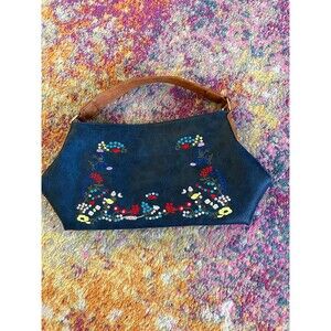 Kiss me Couture NWOT Embroidered Purse